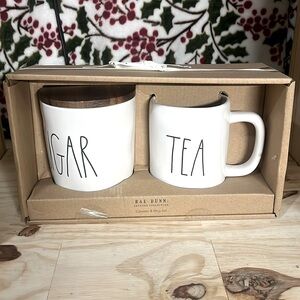 Rae Dunn Sugar canister and Mug